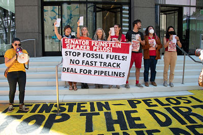 Ally Action: No Dirty Deal @ Sen. Feinstein's Office:September 1st, 2022